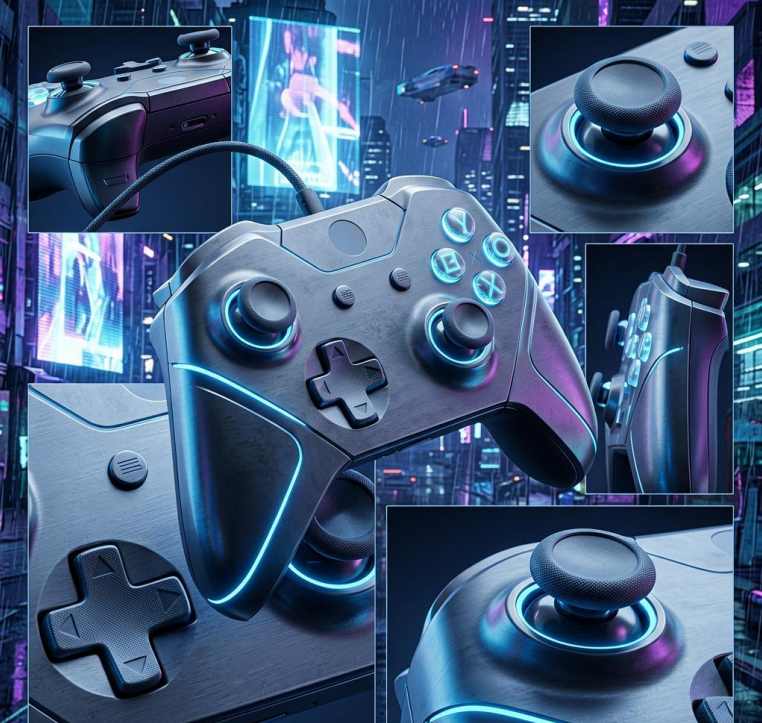 Wireless RGB Game Controller